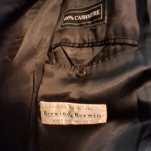 Berwin & Berwin Black Cashmere-Lined Jacket
